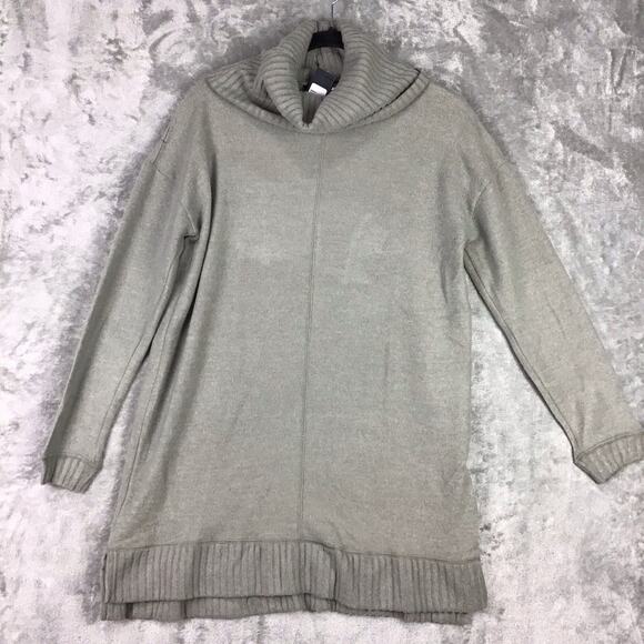 Lulu’s Womens XS Sage Green Autumn Daze Cowl Neck Tunic Sweater Long Sleeve NWT - Picture 7 of 13